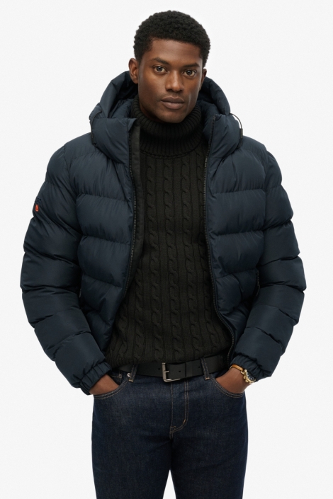 Superdry hooded sports puffer jecket